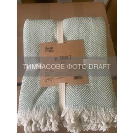 Плед ARDESTO Basic 150х200см, 100% бавовна, зелений