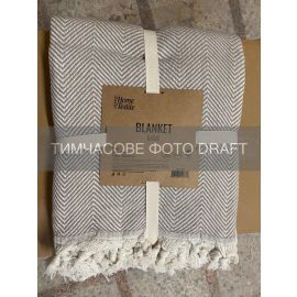 Плед ARDESTO Basic 200х230см, 100% бавовна, бежевий