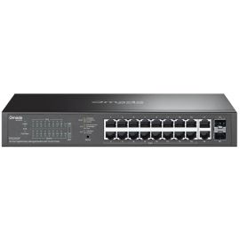 Комутатор TP-LINK ES220GP  18xGE (16xPoE), 250W, 2xSFP, WebSmart