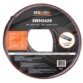 Шланг садовий SEQUOIA SWH3420 3/4" 20м 3 шари 15бар -10+60°C 4.0кг