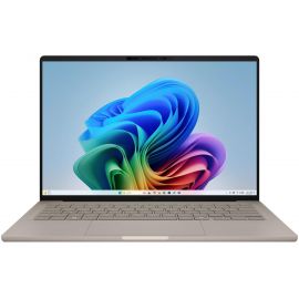 Ноутбук ASUS Zenbook A14 UX3407NA-QD023W 14" WUXGA OLED, Qualcomm X2 Elite Extreme, 32GB, F1TB, UMA, Win11, Бежевий