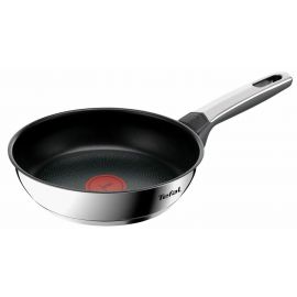 Сковорода Tefal Emotion+, 18см, нержавіюча сталь, бакеліт, чорний