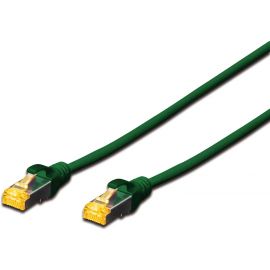 Патч-корд DIGITUS CAT 6a S-FTP, 0,25м, AWG 26/7, Cu, LSZH, зелений