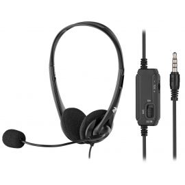 Гарнітура ПК стерео On-ear 2E CH11 mini-jack, omni-mic, 1.2м, чорний