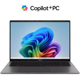 Ноутбук ASUS Vivobook S 16 S3607QA-SH042W 16" WUXGA OLED, Qualcomm X X1 26 100, 16GB, F512GB, UMA, Win11, Сірий