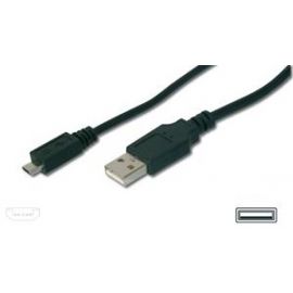 Кабель DIGITUS USB 2.0 (AM/micro B) 1м, чорний
