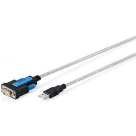 Адаптер DIGITUS USB-A > RS232 (M/M), FTDI, 1.8м
