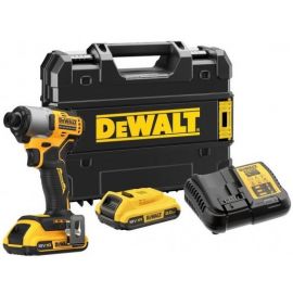 Шурупокрут ударний акумуляторний DeWalt XR Li-Ion 18В акб 2х2А·год 192Нм 3200об/хв 4200уд/хв кейс TSTAK, ЗП 0.88кг