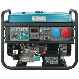 Генератор бензиновий Konner&Sohnen KS KS7000E1/3, 230/400В, 5/5.5кВт, 3Фази, електростартер, 81кг