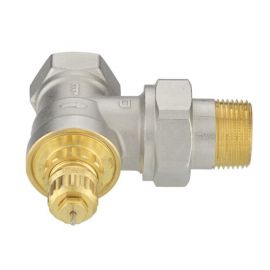 Клапан термостатичний Danfoss RA-G, DN20, вх. 3/4" - вих. 3/4", кутовий, нікель