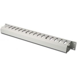 Кабельний організатор DIGITUS 19" 1U, перфорований, сірий, RAL 7035