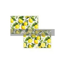 Набір серветок серв. ARDESTO Sicilian lemons 30х45см, 2шт, 100% поліестер, зелений
