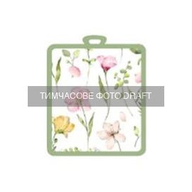 Прихватка ARDESTO Spring flowers 18х20см, 100% поліестер, білий