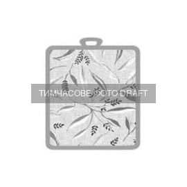 Прихватка ARDESTO Grey leaves 18х20см, 100% поліестер, cірий
