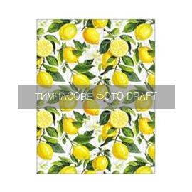 Рушник для кухні ARDESTO Sicilian lemons 50x68см, 100% бавовна, зелений