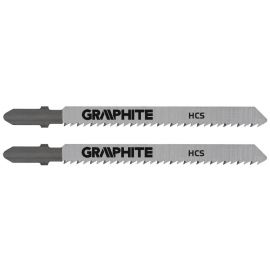 Полотно для електролобзика GRAPHITE, 8TPI, хвостовик T, Laser Tec,, набір 2шт