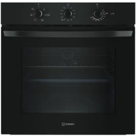 Духова шафа Indesit електрична, 66л, A, конвекція, чорний