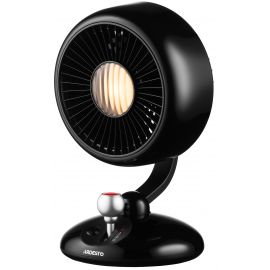 Вентилятор ARDESTO AviaFan FT-F3600BL настільний, 12см, акумулятор, підсвічування, USB-A Type-C, чорний
