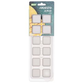 Форма для льоду з кришкою ARDESTO Fresh, 26х9.5х3.5см, силікон, пластик, бежевий