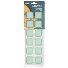 Форма для льоду з кришкою ARDESTO Fresh, 26х9.5х3.5см, силікон, пластик, зелений
