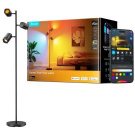 Торшер розумний Govee H60B2 Tree Floor Lamp, 1500Lm, RGBWWIC, WI-FI/Bluetooth, чорний