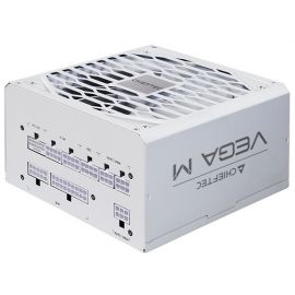 Блок живлення CHIEFTEC Vega M  (850W), >90%, 80+ Gold, 135мм FDB, 1xMB 24pin(20+4), 2xCPU 8pin(4+4), 3xMolex, 6xSATA, 4xPCIe 8pin(6+2), 1xPCIe GEN5 16pin, Fully Modular, White