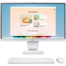 Комп'ютер персональний моноблок Acer Aspire S27B-UGMTL-H 27" FHD, Intel U7-155H, 32GB, F1TB, UMA, WiFi, кл+м, Lin, білий