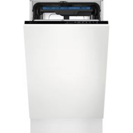Посудомийна машина Electrolux вбудована, 10компл., Е, 45см, дисплей, інвертор, 3й кошик, чорний