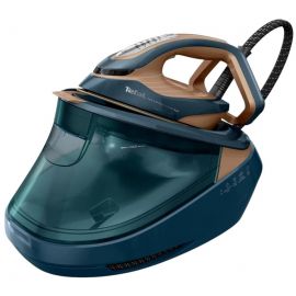 Праска-парогенератор Tefal Express Vision Max, 3000Вт, 1200мл, паровий удар -850гр, постійна пара - 215гр, керам. підошва, синьо-золотий