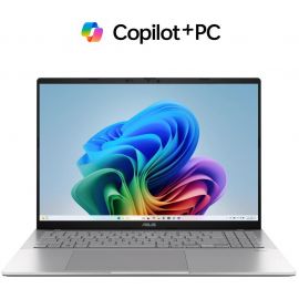 Ноутбук ASUS Vivobook S16 S3607QA-SH043W 16" WUXGA OLED, Qualcomm X X1 26 100, 16GB, F512GB, UMA, Win11, Сріблястий