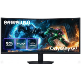 Монітор Samsung 40"Odyssey G7 G75F HDMI, DP, USB, VA, 5120x2160, 180Hz, 21:9, 1ms, CURVED