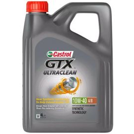 Олива моторна Castrol GTX Ultraclean 10W-40  4л (GTX 10W40/4L) (15F123)