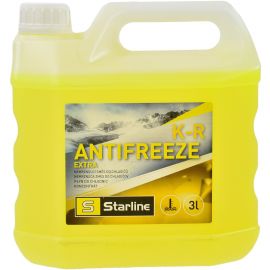Антифриз Starline Extra KR концентрат жовтий -74°C 3л (NA KR-3)