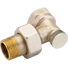 Клапан термостатичний Danfoss RLV-S, DN 20, вх. 3/4" - вих. 3/4", кутовий, нікель