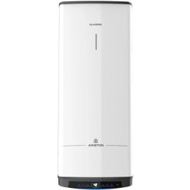 Водонагрівач електр. Ariston QUADRIS 120 WIFI FR EU прямокутний, 120л, 2,4кВт, сух. нагр. елемент, ел. кер-ня, B, Франція, білий