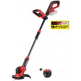 Тример акумуляторний Einhell GE-CT 18/25-1 Li - Solo 18В 8400об/хв 25см пластикові ножі + волосінь 2.0кг без АКБ та ЗП