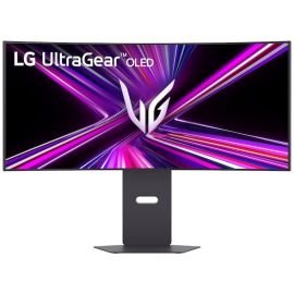 Монітор LG 34" 34GX900A-B 2xHDMI, DP, USB-C, MM, OLED, 3440x1440, 240hz, 0.03ms, DCI-P3 98.5%, CURVED, G-SYNC, FreeSync, HAS, HDR400