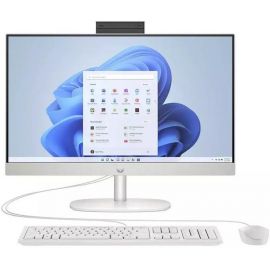 Комп'ютер персональний моноблок HP All-in-One 23.8" FHD IPS AG, Intel U7-155U, 16GB, F512GB, UMA, WiFi, кл+м, DOS, білий