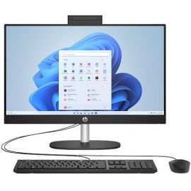 Комп'ютер персональний моноблок HP All-in-One 23.8" FHD IPS AG, Intel U5-125U, 16GB, F512GB, UMA, WiFi, кл+м, DOS, чорний