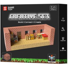Магнітний конструктор Same Toy Creative Set Brick House 100ел