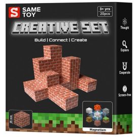 Магнітний конструктор Same Toy Creative Set Brick 20ел