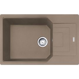 Мийка кухонна Franke Urban, фраграніт, прямокутник, з крилом, 780х500х220мм, чаша - 1, врізна, оборотна, коландер в комплекті, UBG 611-78 XL, миндаль