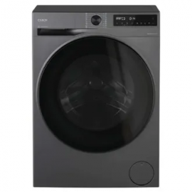 Пральна машина Candy ProWash 550 фронтальна, 8кг, 1400, A, 42.7см, дисплей, пара, інвертор, люк чорний, cріблястий