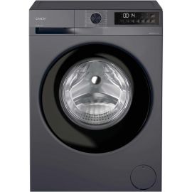 Пральна машина Candy ProWash 300 фронтальна, 8кг, 1400, A, 48см, дисплей, пара, інвертор, люк чорний, cріблястий