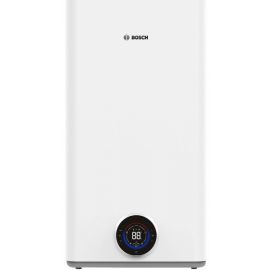 Водонагрівач електр. BOSCH плаский слім Tronic 5500iT, 50л, 1.5кВт, ун. монтаж, електр. кер-ння, Wi-Fi, B, білий