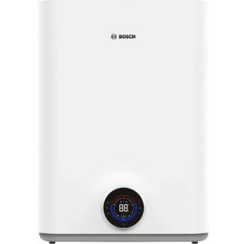 Водонагрівач електр. BOSCH плаский слім Tronic 5500iT, 80л, 1.5кВт, ун. монтаж, електр. кер-ння, Wi-Fi, B, білий