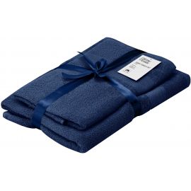 Набір рушників махрових ARDESTO Essence 50х90см, 70х140см, 2шт, 100% бавовна, синій темний