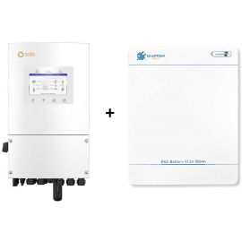 Комплект резервного живлення SL-EH1P5K-ELA05 (1ф, 5kW, 51.2V, 100 Ah, LiFePO4)