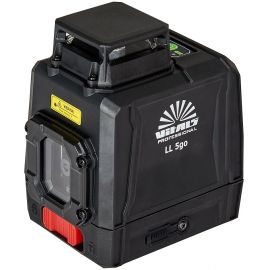 Нівелір лазерний Vitals Professional LL 5go до 50м ±0.3мм/м зелений промінь вертикаль 120° горизонталь 360° АКБ 3.7В 5200мА·год сумка IP54 0.63кг