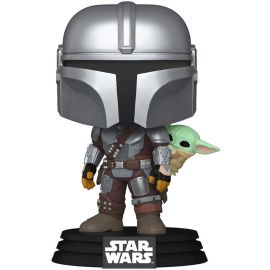 Фігурка Funko POP Star Wars: Mandalorian & Grogu - The Mandalorian w/Grogu